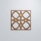 Ekena Millwork Medium Fleetwood Decorative Fretwork Wood Wall Panels, Walnut, 15 3/8"W x 15 3/8"H x 3/8"T WALW16X16X0375FLTWA - alternate 4